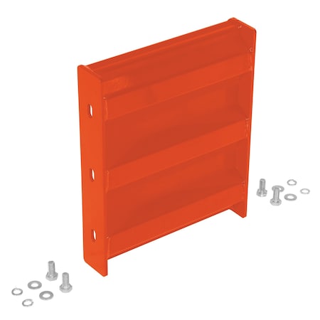 Vestil Bolt-On Style Guard Rail 1 Ft Orange GR-F3R-BO-1-OR